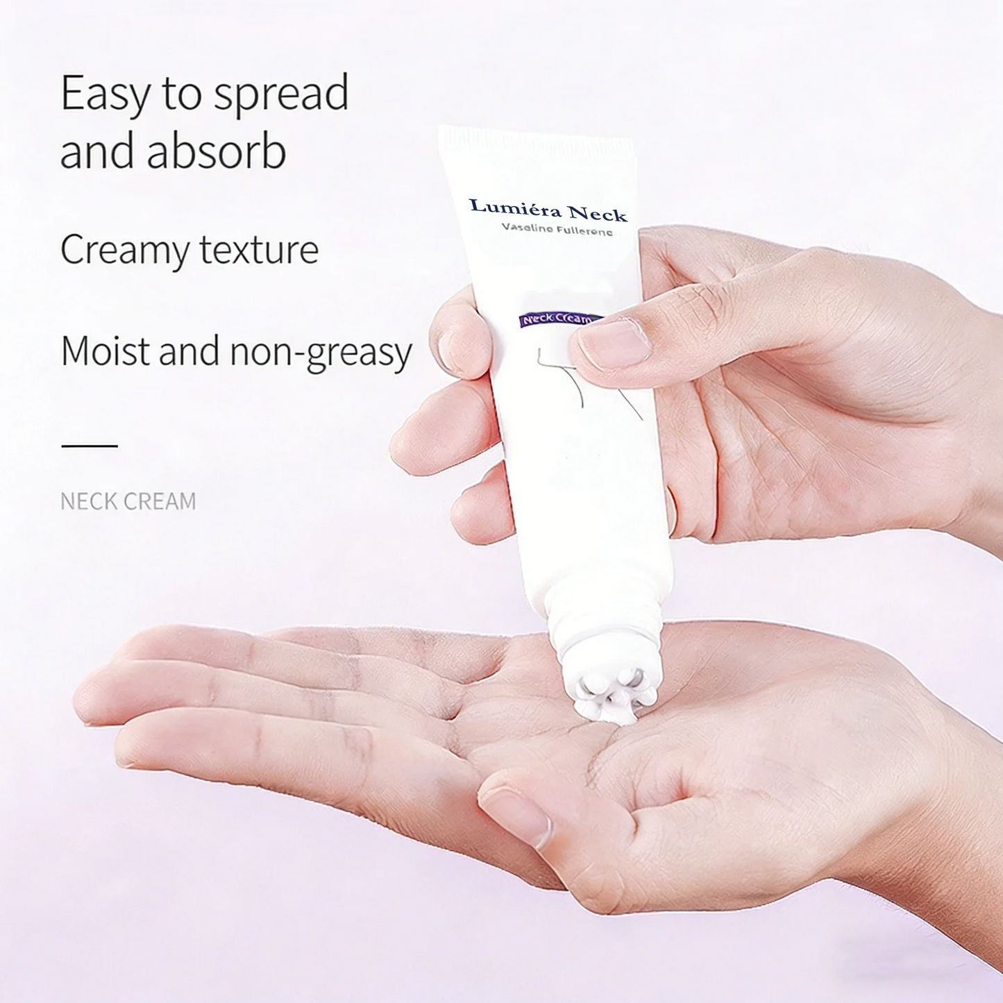 Visibly Firmer Neck in 7 Days — Collagen‑Boosting Neck Cream with Built‑In Roller