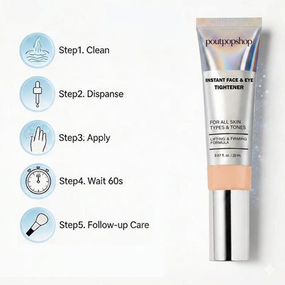 poutpopshop™ Instant Face Temporary Tightener – Instant visible results in 60 seconds