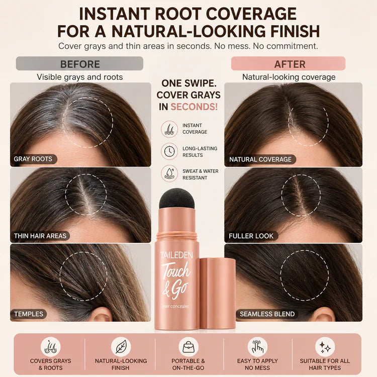 Touch & Go Hair Concealer ✨ Effortless Root Touch-Up – Natural Coverage in Seconds