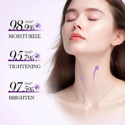 Visibly Firmer Neck in 7 Days — Collagen‑Boosting Neck Cream with Built‑In Roller