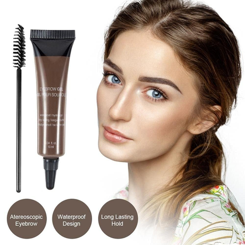 🔥Buy 1 Get 1 Free ⭐Long-lasting Waterproof Smudge-proof Liquid Eyebrow Gel/Tint (With Free Brush)