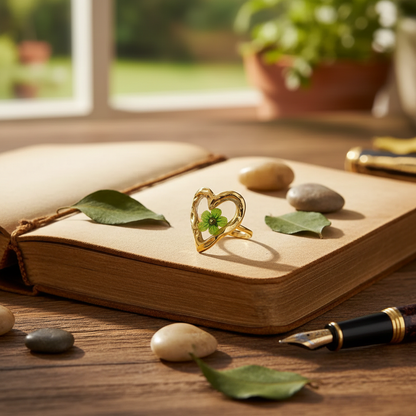 Stainless Steel Eternal Flower Ring