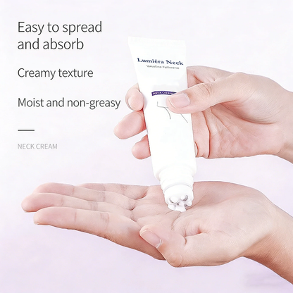 Visibly Firmer Neck in 7 Days — Collagen‑Boosting Neck Cream with Built‑In Roller