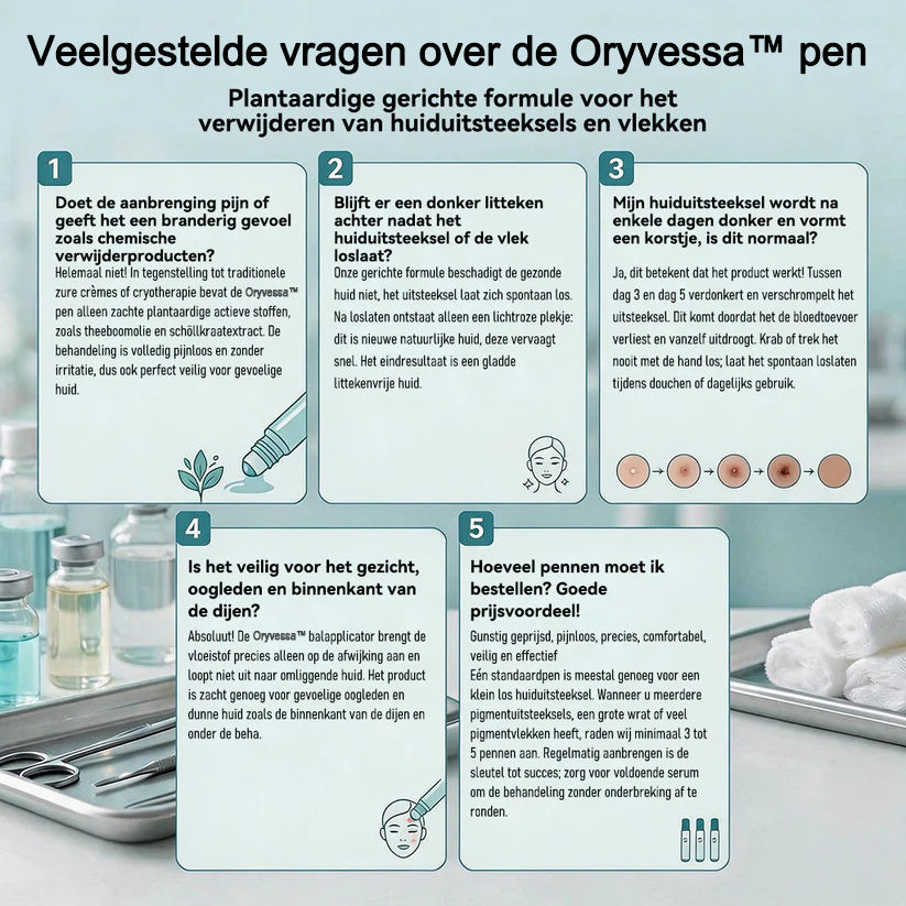 🔥Officiële merkshop | 🖊️Oryvessa™ 7-daagse wratten- en vlekkenverwijderaar (pijnstillende applicator voor nauwkeurig aanbrengen, laat geen littekens achter)